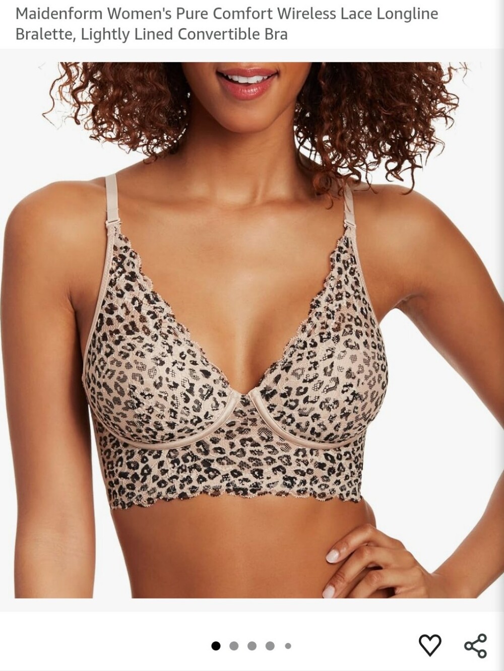 Maidenform Longline wireless bra 36D